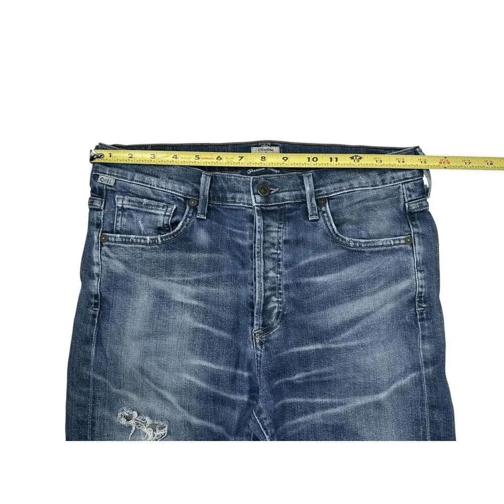 Citizens of Humanity Premium Vintage Corey Slouchy Slim Distressed Jean Size 26 - Picture 8 of 15
